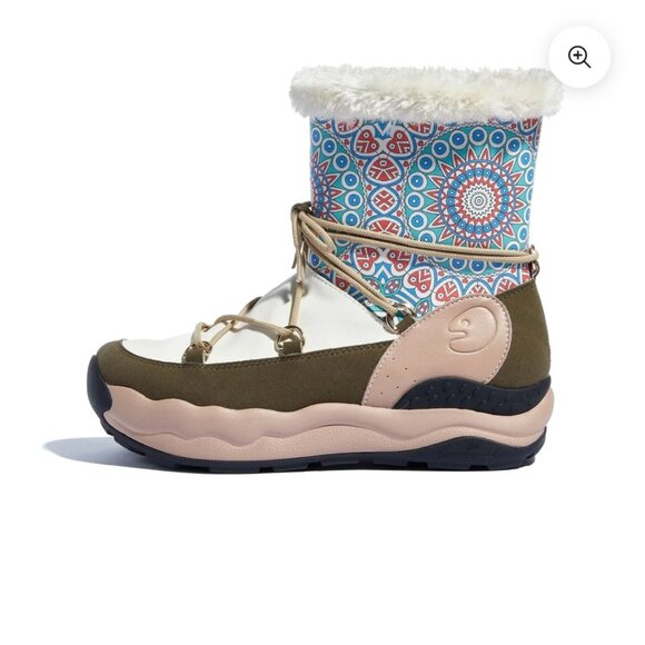 UIN Shoes - FINAL NEW NIB UIN KALEIDOSCOPE SAN DIEGO Boots Boho Booties Beige $360